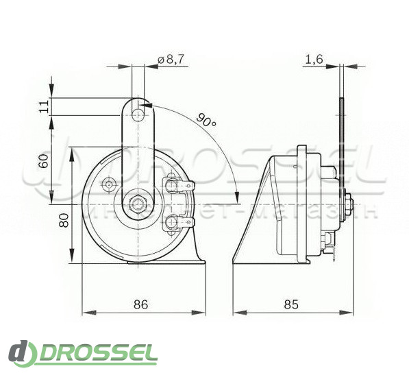 Signal Avtomobilya Elektricheskij Klakson Bosch Bo Kupit V Kieve Dnepropetrovske Harkove Ceny Otzyvy Internet Magazin Drossel