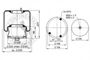  CONTITECH AIR SPRING 819NP01
