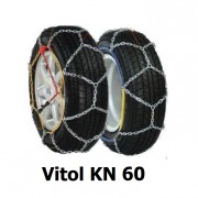 Цепи противоскольжения Vitol KN 60 для колес R13, R14, R15