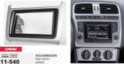   Carav 11-540 Volkswagen Polo 2014+ (Silver), 2 DIN