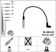 Комплект высоковольтных проводов зажигания RC-VW1107 NGK 44227