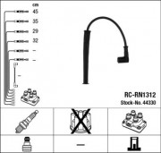 Комплект высоковольтных проводов зажигания RC-RN1312 NGK 44330