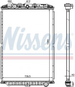 Радиатор охлаждения двигателя NISSENS 614470