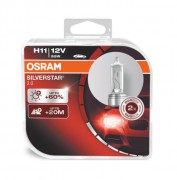 Комплект галогенних ламп Osram Silverstar 2.0 OS 64211 SV2 HCB DUO (H11)