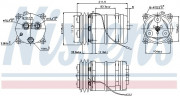 Компресор кондиціонера NISSENS 899914