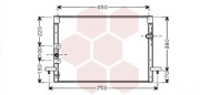 Радіатор кондиціонера VAN 53005213