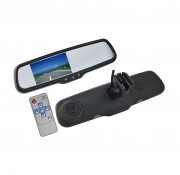 Зеркало заднего вида с монитором и видеорегистратором Swat VDR-FR-27