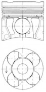Поршень KOLBENSCHMIDT 41071620