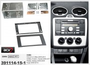 Переходная рамка ACV 391114-15-1 для Ford Focus II, C-Max, S-Max, Transit, Fusion, Fiesta, Galaxy, Kuga, 2DIN