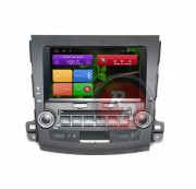 Штатна магнітола RedPower 21056B для Mitsubishi Outlander II, Citroen C-Crosser, Peugeot 4007 на базі OS Android 6.0