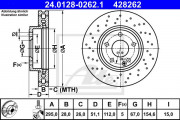 Тормозной диск ATE 24.0128-0269.1