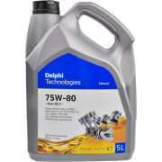 Полусинтетическое трансмиссионное масло Delphi Gear Oil 5 75W-80 GL-5