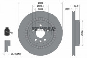 Тормозной диск TEXTAR 92196403
