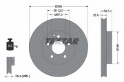 Тормозной диск TEXTAR 92115205