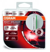 Комплект ксенонових ламп Osram D3S Xenarc Night Breaker Unlimited 66340XNB Duobox