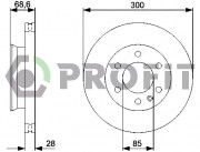 Тормозной диск PROFIT 5010-0310