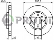 Тормозной диск PROFIT 5010-0762