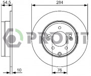Тормозной диск PROFIT 5010-1787