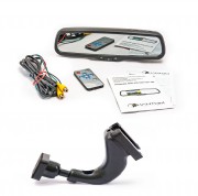 Штатное зеркало заднего вида с монитором и видеорегистратором Phantom RMS-430 DVR Full HD-06 для Daewoo, Chevrolet