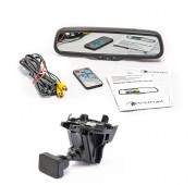 Штатное зеркало заднего вида с монитором и видеорегистратором Phantom RMS-430 DVR Full HD-10 для Audi