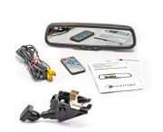 Штатное зеркало заднего вида с монитором и видеорегистратором Phantom RMS-430 DVR Full HD-23 для BMW