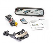 Штатное зеркало заднего вида с монитором и видеорегистратором Phantom RMS-430 DVR Full HD-27 для Volkswagen, Skoda