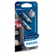 Комплект ламп розжарювання Philips White Vision 12036WHVB2 (H6W)