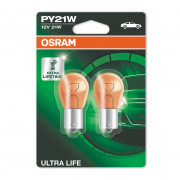 Комплект ламп накаливания Osram Ultra Life 7507ULT-02B (PY21W / BAU15S)