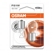 Комплект ламп накаливания Osram Original Line 7506-02B (P21W / BA15S)