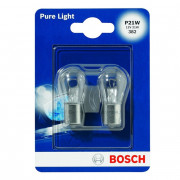 Комплект ламп розжарювання Bosch Pure Light 1987301017 (P21W / BA15S)