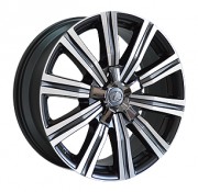 Диски Replica LX1003 (для Lexus) чорні матові поліровані