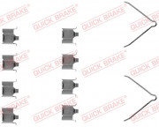 Монтажный комплект тормозных колодок QUICK BRAKE 109-1166