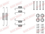 Ремкомплект гальмівних колодок QUICK BRAKE 105-0011