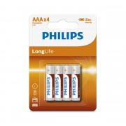 Батарейки Philips R03 AAA LongLife (R03L4B/10)