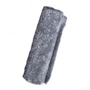 Плюшевий рушник з мікрофібри преміум-класу (без країв) Adam's Polishes Borderless Grey Lite Plush Towel (40х40см)