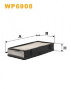 Фильтр салона WIX WP6908