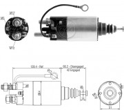 Втягивающее реле стартера ZM ZM2842