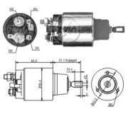 Втягивающее реле стартера ZM ZM772