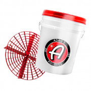 Відро для мийки авто з сіткою і кришкою Adam's Polishes Detailing Bucket (19л)