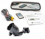 Штатное зеркало заднего вида с монитором и видеорегистратором Phantom RMS-430 DVR Full HD-75 для Peugeot, Citroen