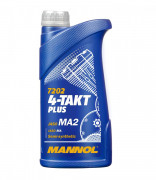 Мотоциклетное моторное масло Mannol 7202 4-Takt Plus