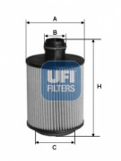 Масляный фильтр UFI 25.110.00
