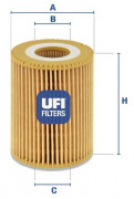 Масляный фильтр UFI 25.085.00