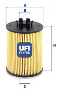 Масляный фильтр UFI 25.012.00