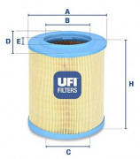 Воздушный фильтр UFI 27.606.00
