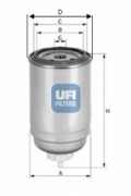 Топливный фильтр UFI 24.399.00