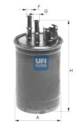 Топливный фильтр UFI 24.409.00