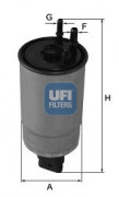 Топливный фильтр UFI 24.110.00