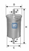 Топливный фильтр UFI 31.747.00