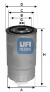 Фільтр паливний UFI 24.529.00